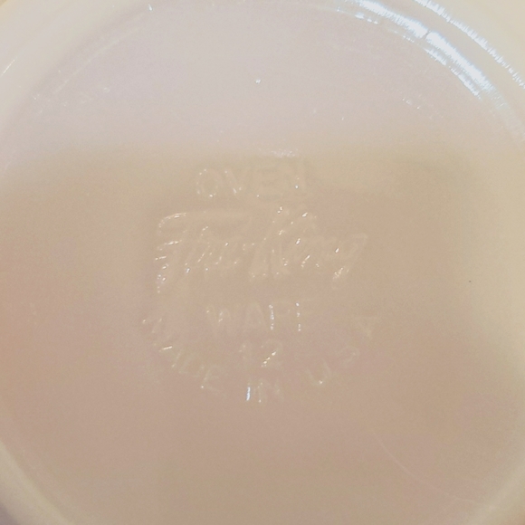 Fire King Milk Glass Gold Rimmed Bowls - Picture 7 of 9